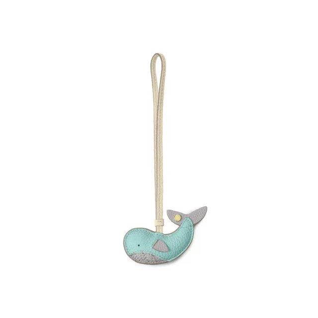 Bonaventura Animal Charm hval skinn Mare Blue Ivory