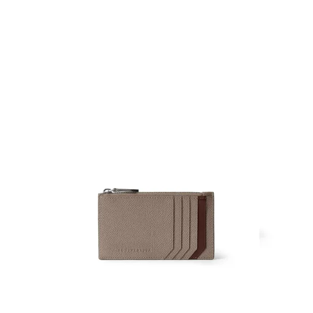 Bonaventura Nobile mini zip-lommebok etoupe bordeaux