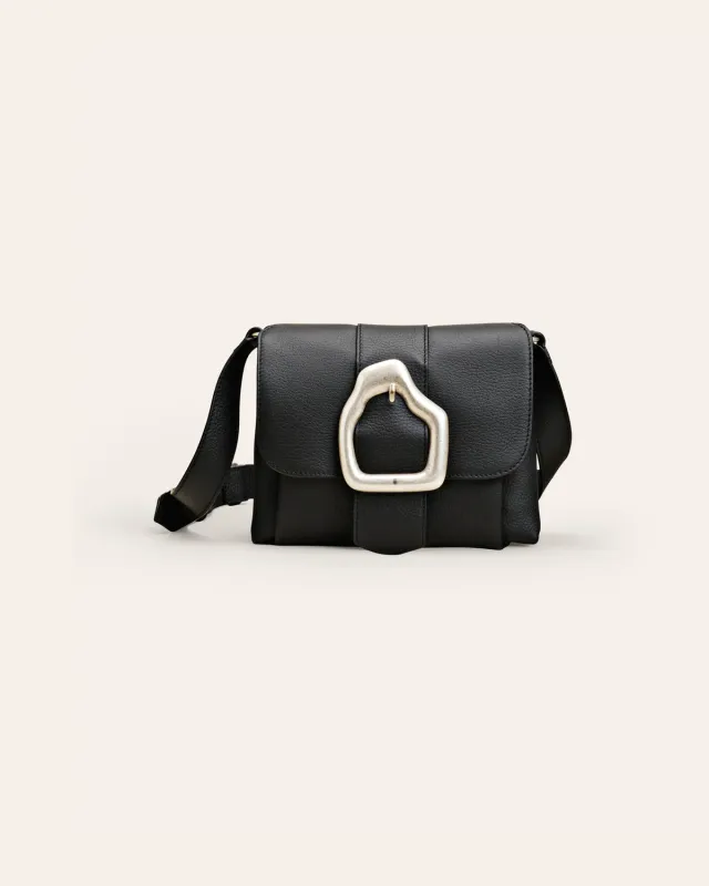 Cala Jade Nami Mini crossbody svart 3-rom skinn