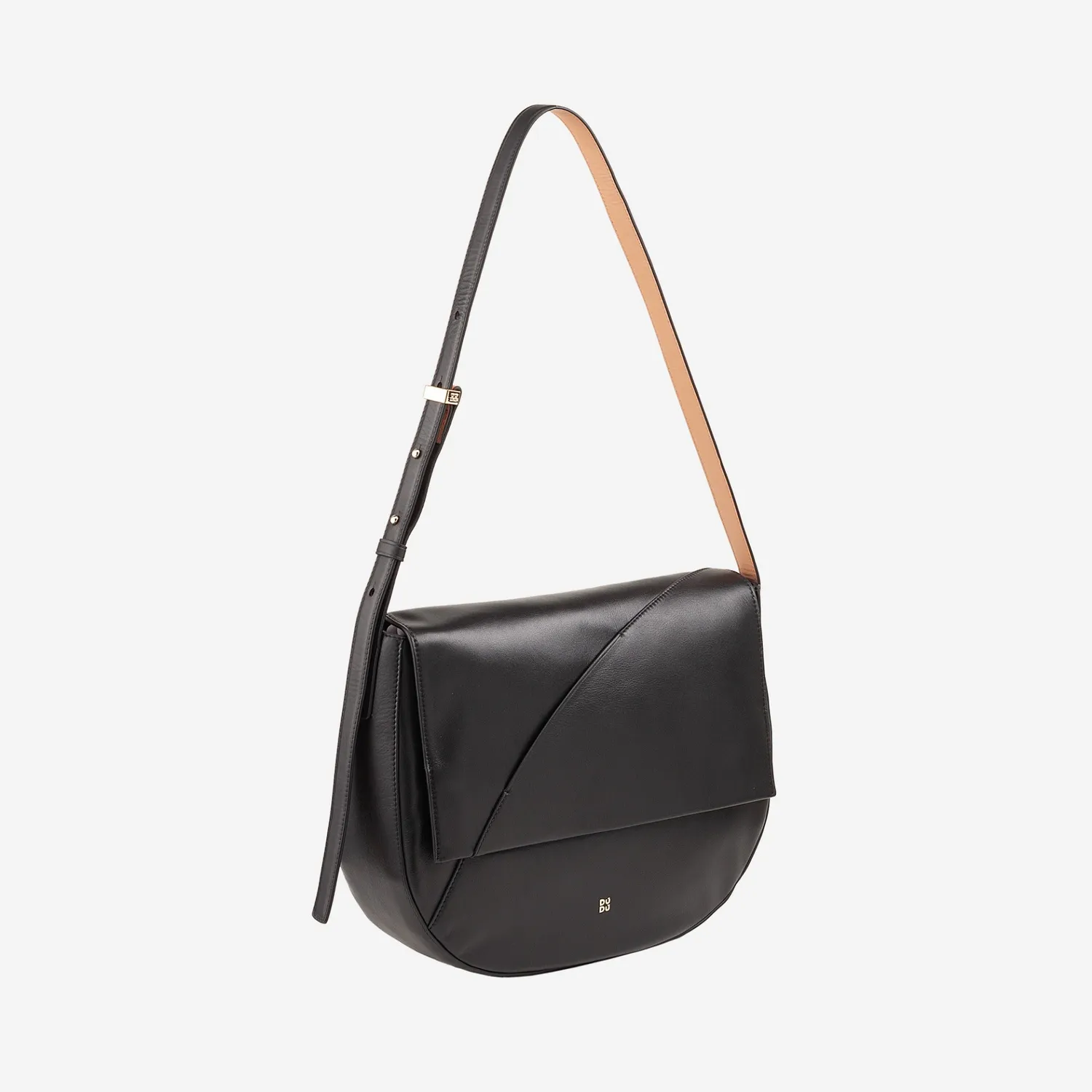DuDubags Formentera skulderveske perle skinn