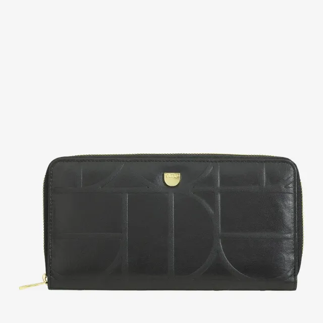 DuDubags Ustica lommebok svart/nude RFID