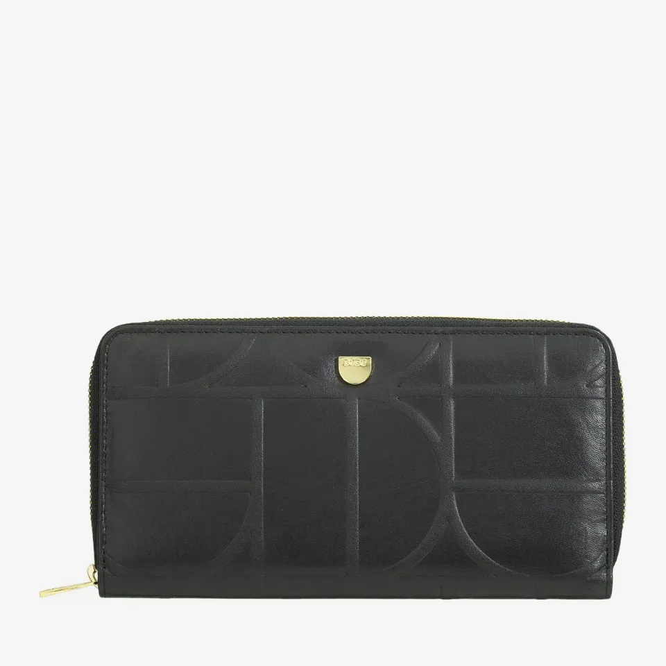 DuDubags Ustica lommebok svart/nude RFID