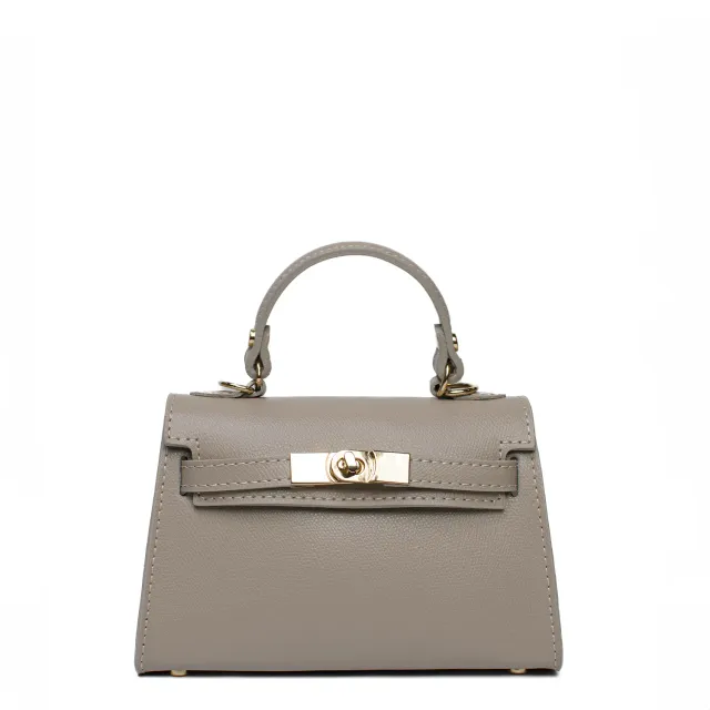 Latalia Trento veske lys taupe saffiano