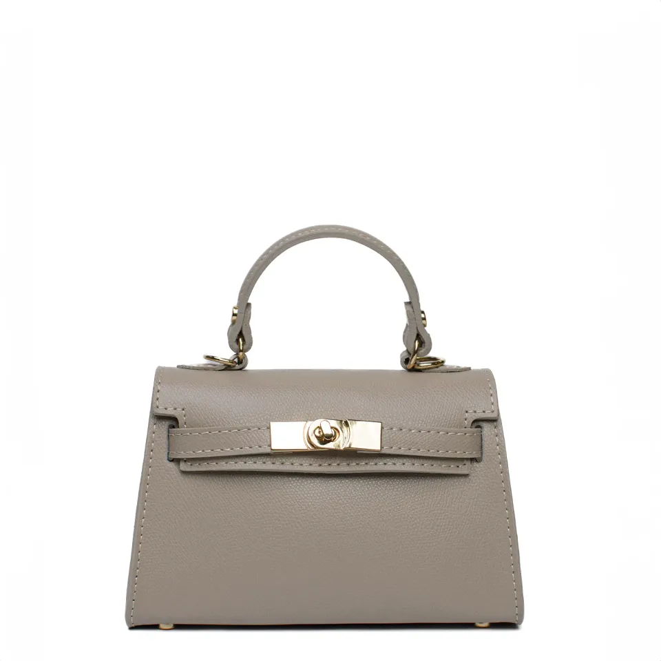 Latalia Trento veske lys taupe saffiano