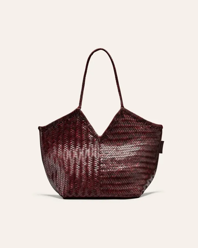 Cala Jade Humi tote fudge i skinn