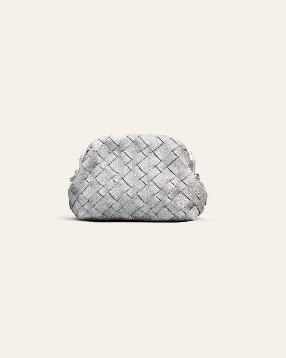 Cala Jade Aimee clutch Sparkling Silver sølv