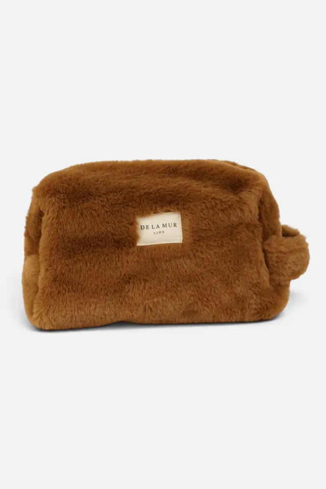 De La Mur Pile toalettmappe brun 18 cm