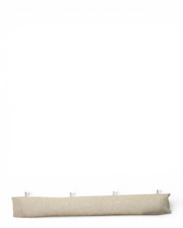 De La Mur Japon dørpølse 90 cm stripet beige