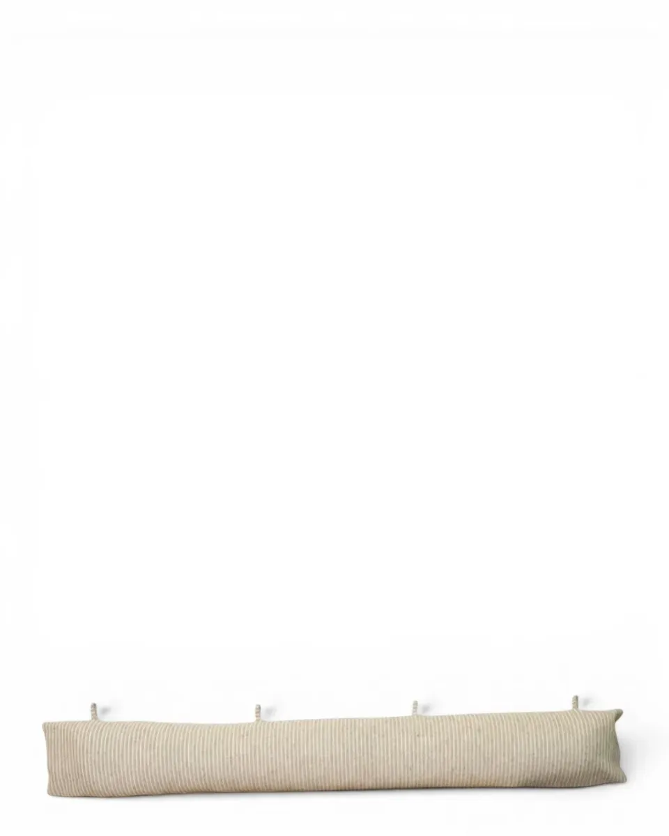 De La Mur Japon dørpølse 90 cm stripet beige