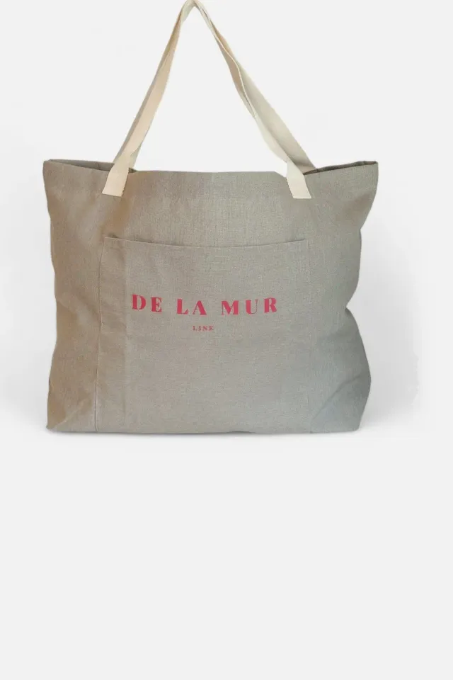 De La Mur Sand ekstra stor shopper sandfarget