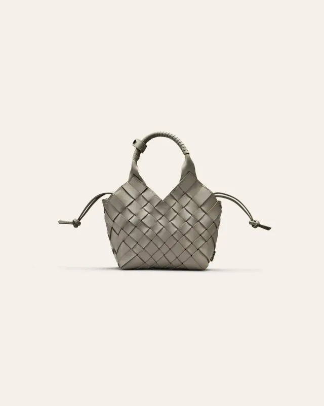 Cala Jade Misu Mini crossbody duegrå skinn