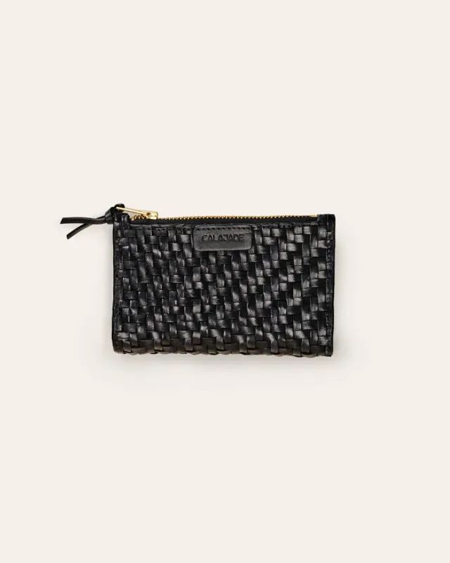 Calajade Caia lommebok Black Toledo skinn kortholder