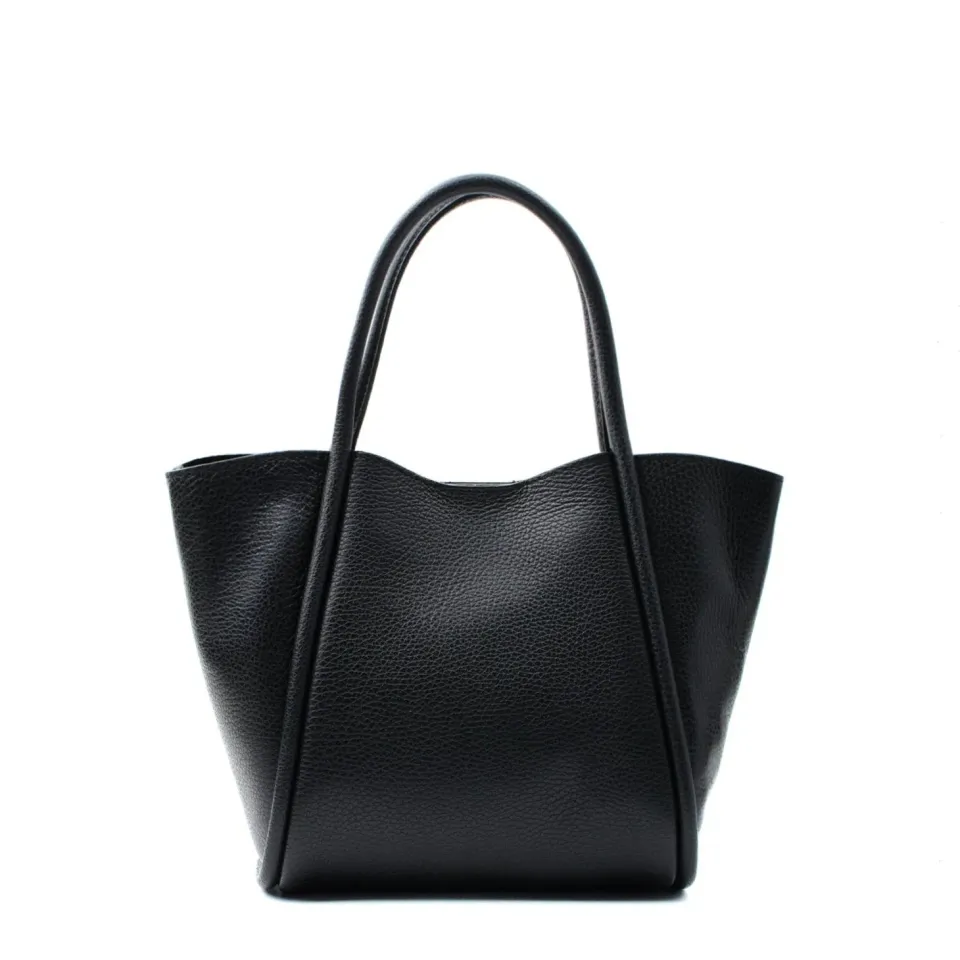Latalia Florence M skulderveske svart skinn magnet