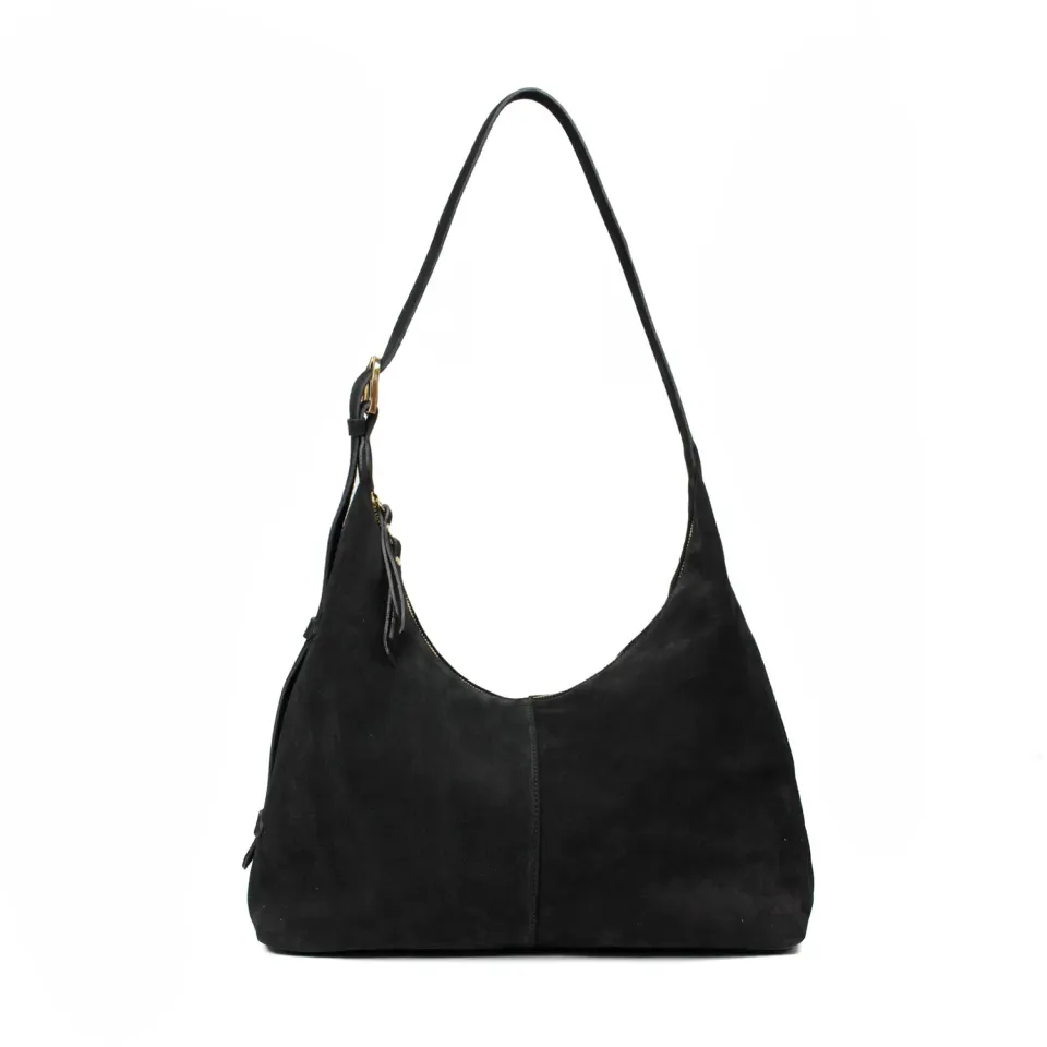 Latalia Rosia Maxi skulderveske svart mocka