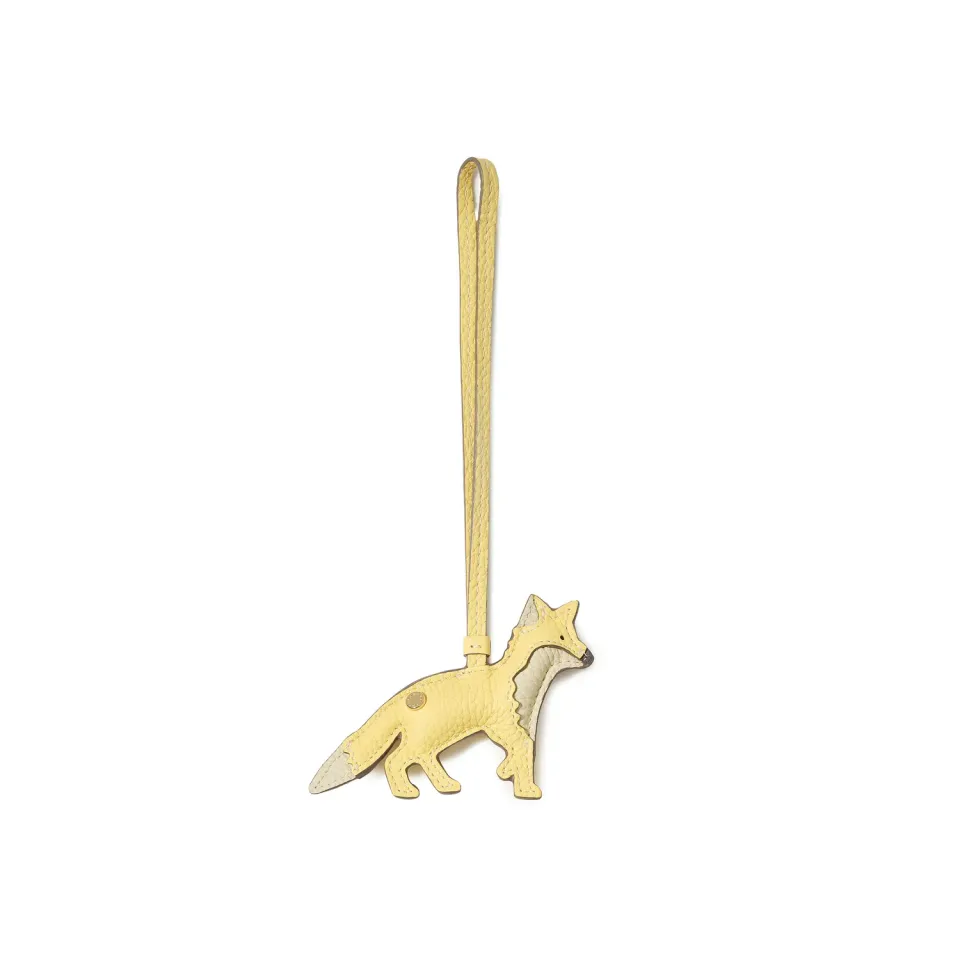 Bonaventura Animal Charm Fox charm gul elfenben