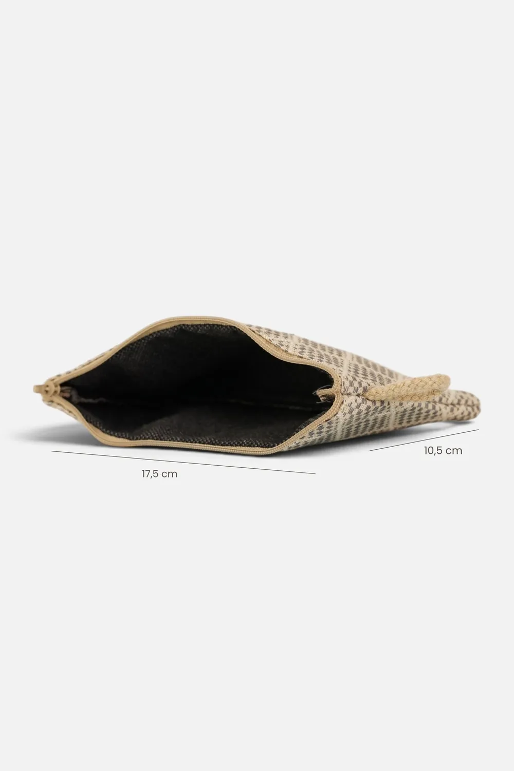 De La Mur Pant mini toalettmappe grå beige 17cm