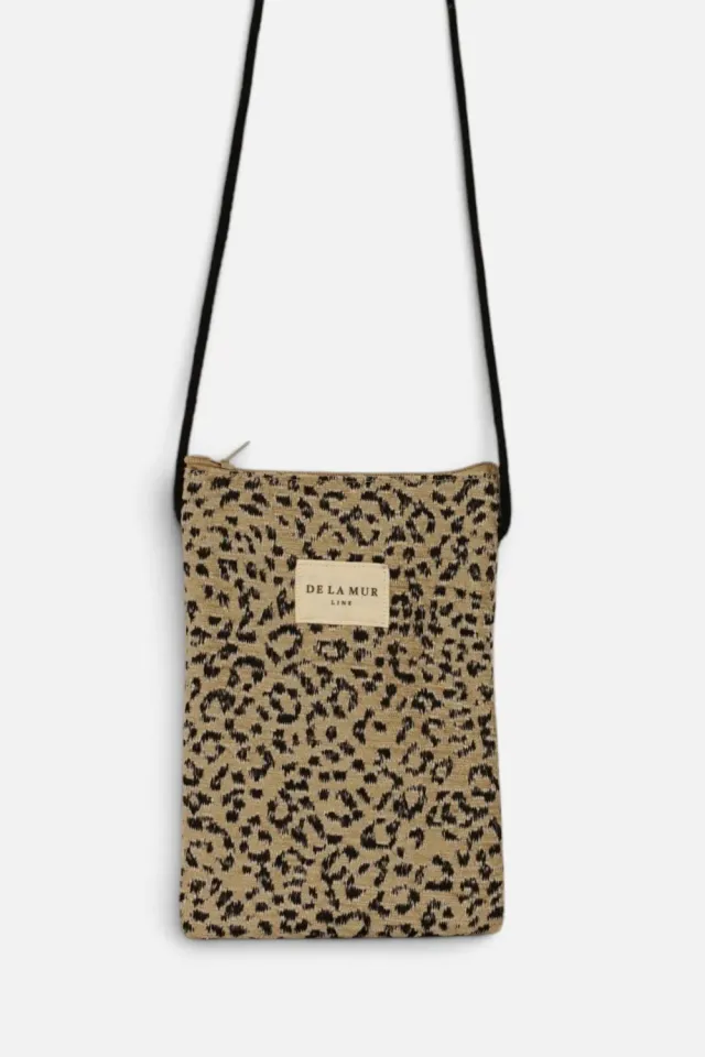 De La Mur Koto mobilveske leopard 13x18 cm