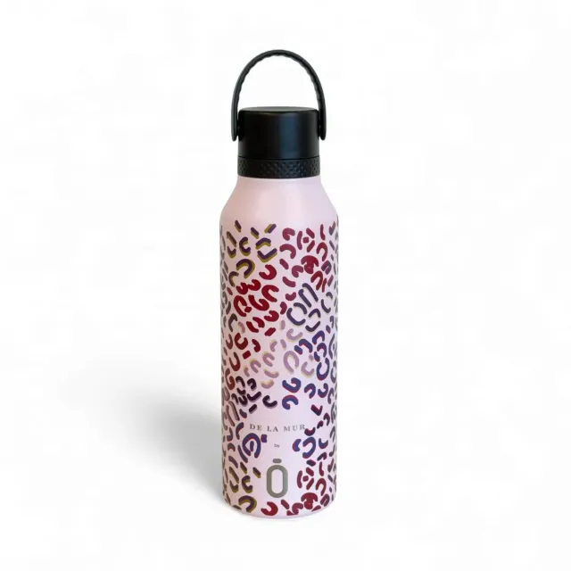 De La Mur Talco termosflaske 0,6 l leopard rosa