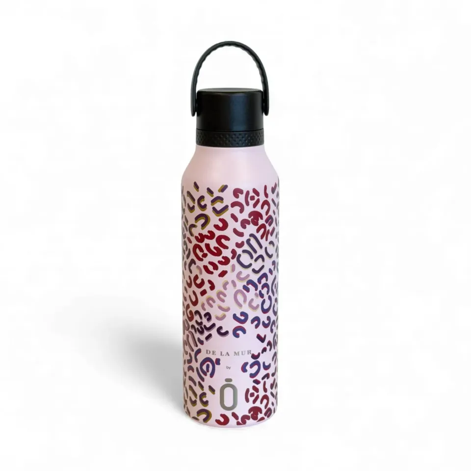 De La Mur Talco termosflaske 0,6 l leopard rosa