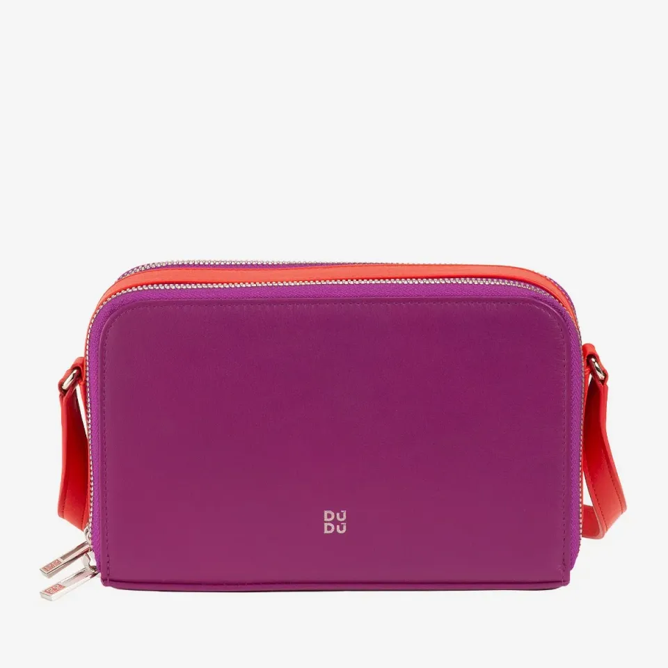 DuDubags Inès mini skulderveske flamingo pink nappa
