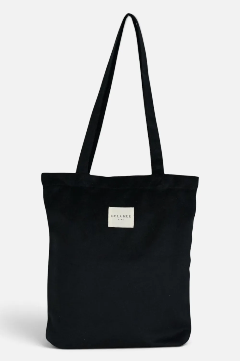 De La Mur Aza totebag svart 35x36x9 cm med glidelås