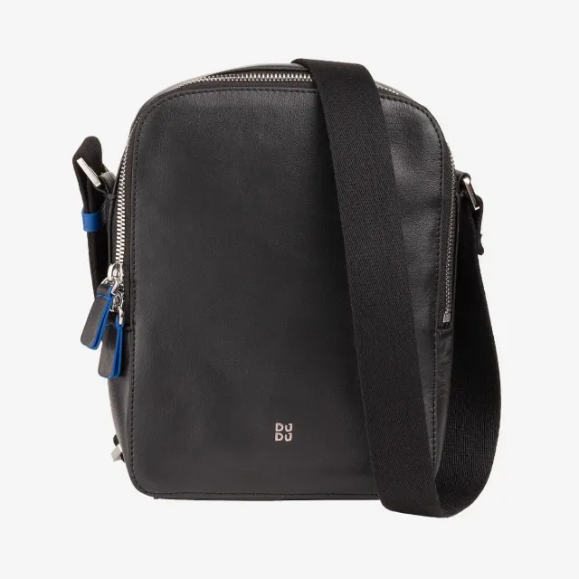 DuDubags Okinawa skulderveske herre skinn justerbar
