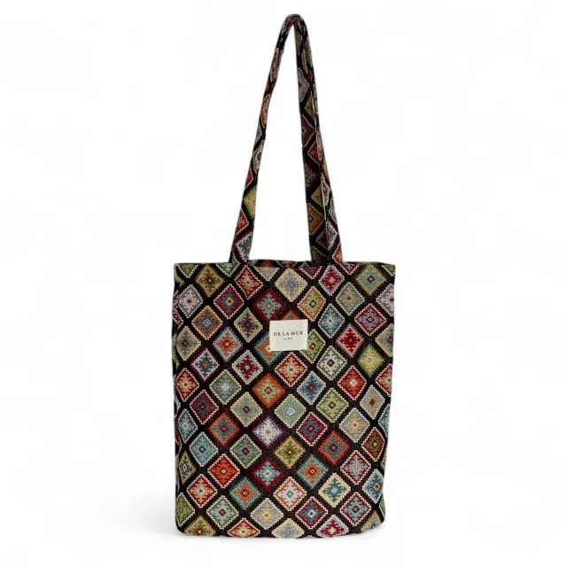 De La Mur Join liten totebag 35x37 jacquard