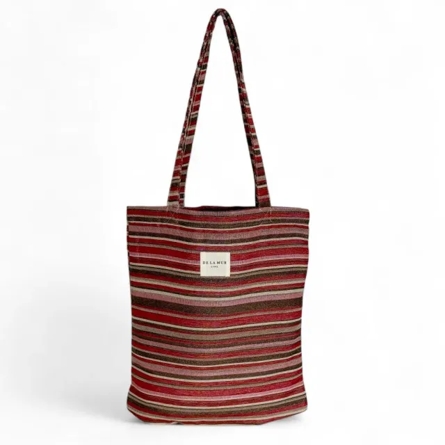 De La Mur Pita liten totebag stripete 34x37 cm