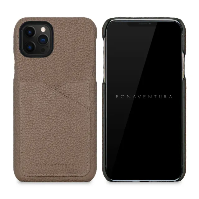 Bonaventura iPhone 16 Pro bakdeksel krympskinn Etoupe