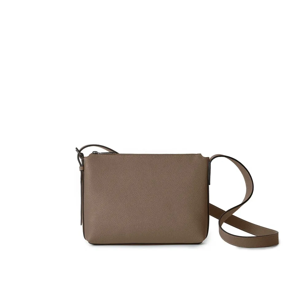 Bonaventura Tommaso crossbody-veske krympeskinn Svart