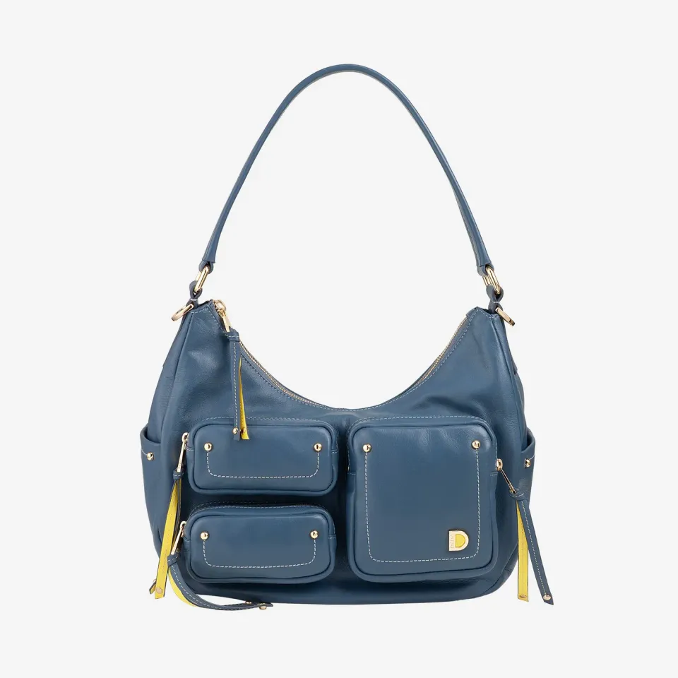 DuDubags City skulderveske skinn stor