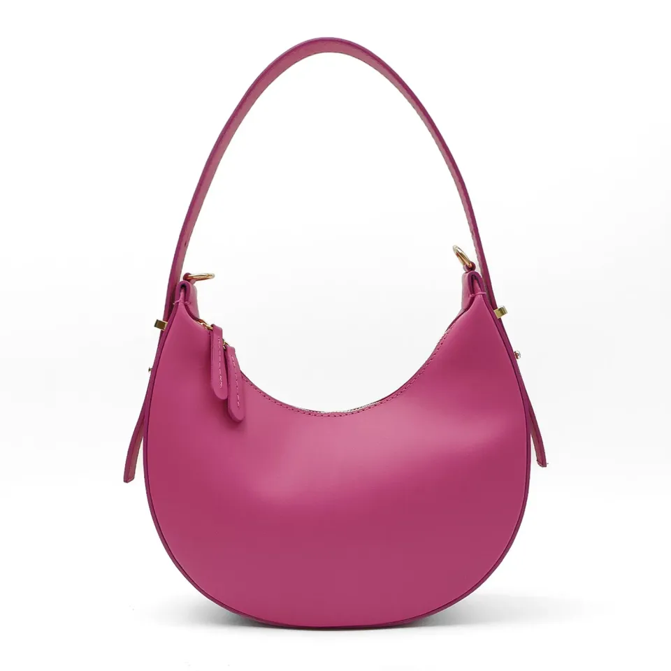 Latalia Luna hoboveske i skinn fuchsia