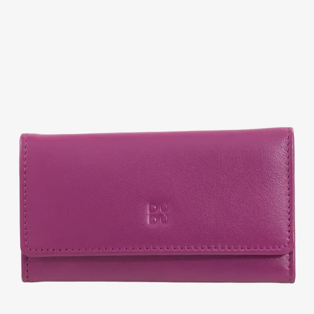 DuDubags Tahiti nøkkeletui black 6 kroker skinn