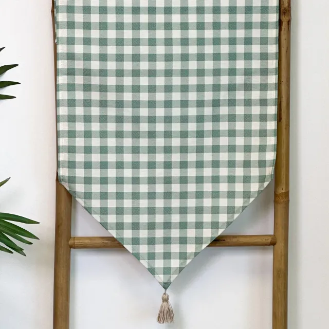 De La Mur Vic 4 bordløper 42x165 cm grønn rutet