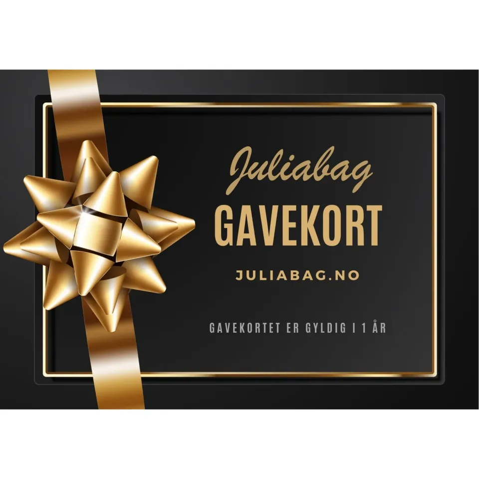 Julia Stray gavekort 500 kr vesker og tilbehør