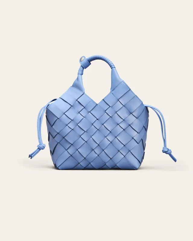 Cala Jade Misu skulderveske Allure Blue flettet