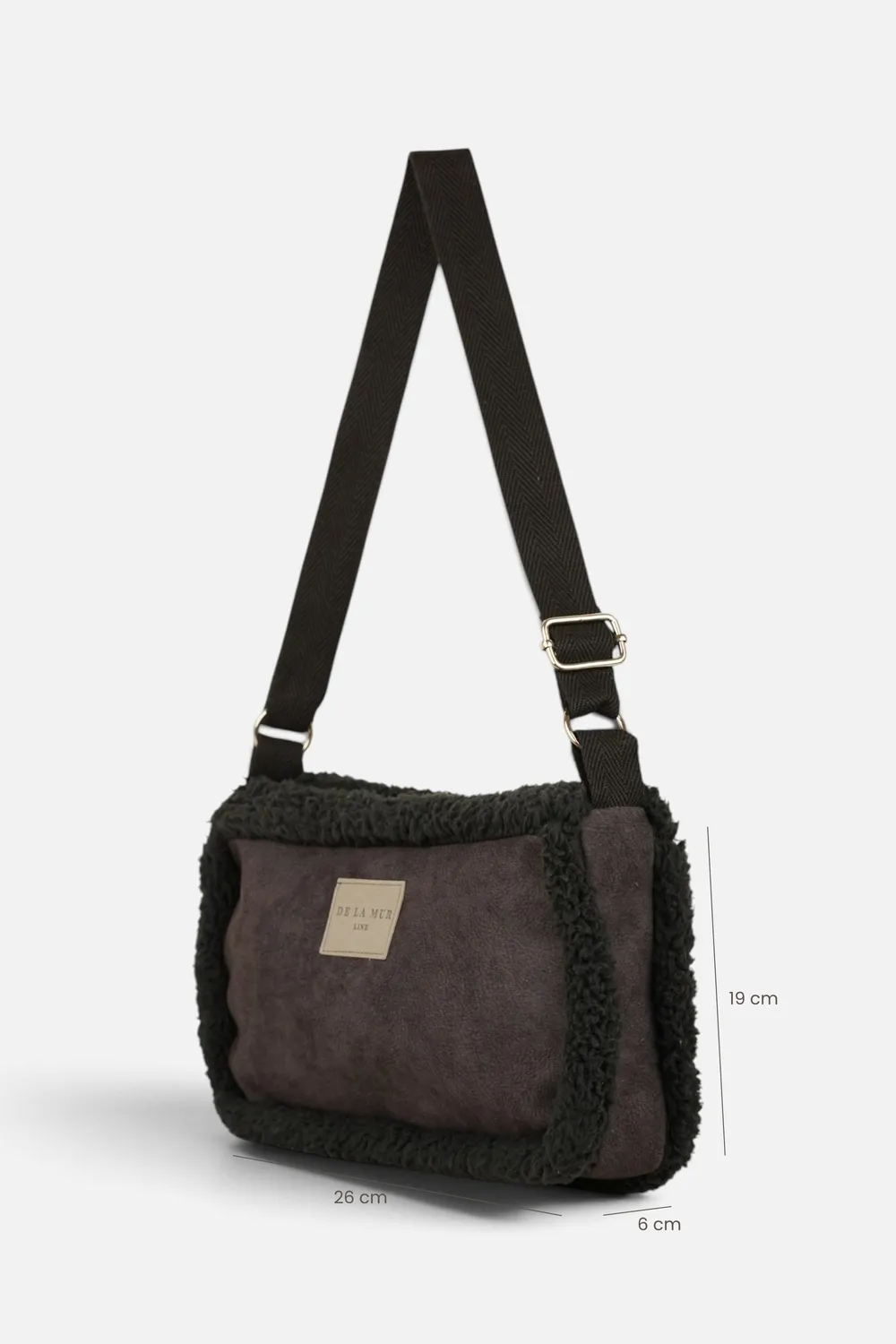 De La Mur Cene Doble Faz veske 26x19 cm svart