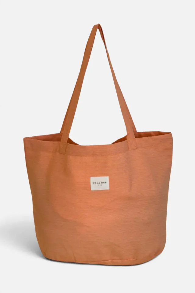 De La Mur Gina stor shopper oransje