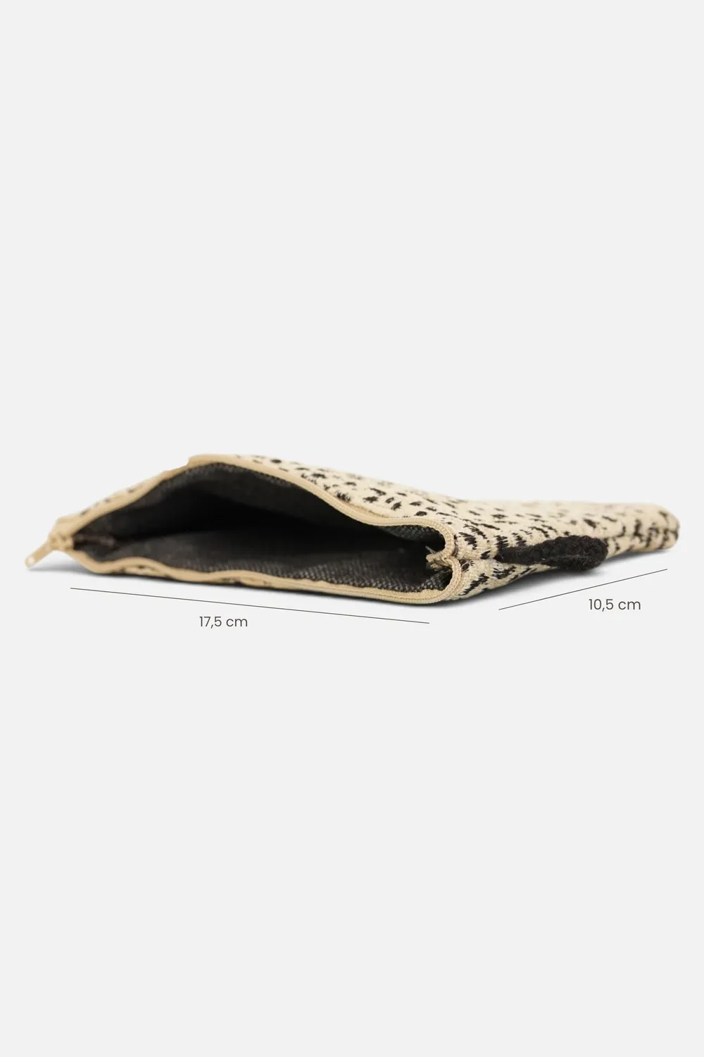 De La Mur Koto pung 12x8 cm leopard jacquard