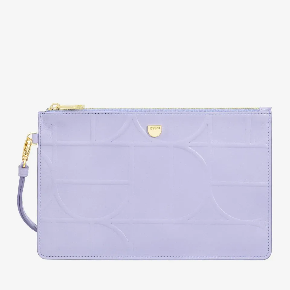 DuDubags Bogota clutch lilla-oransje – skinnveske
