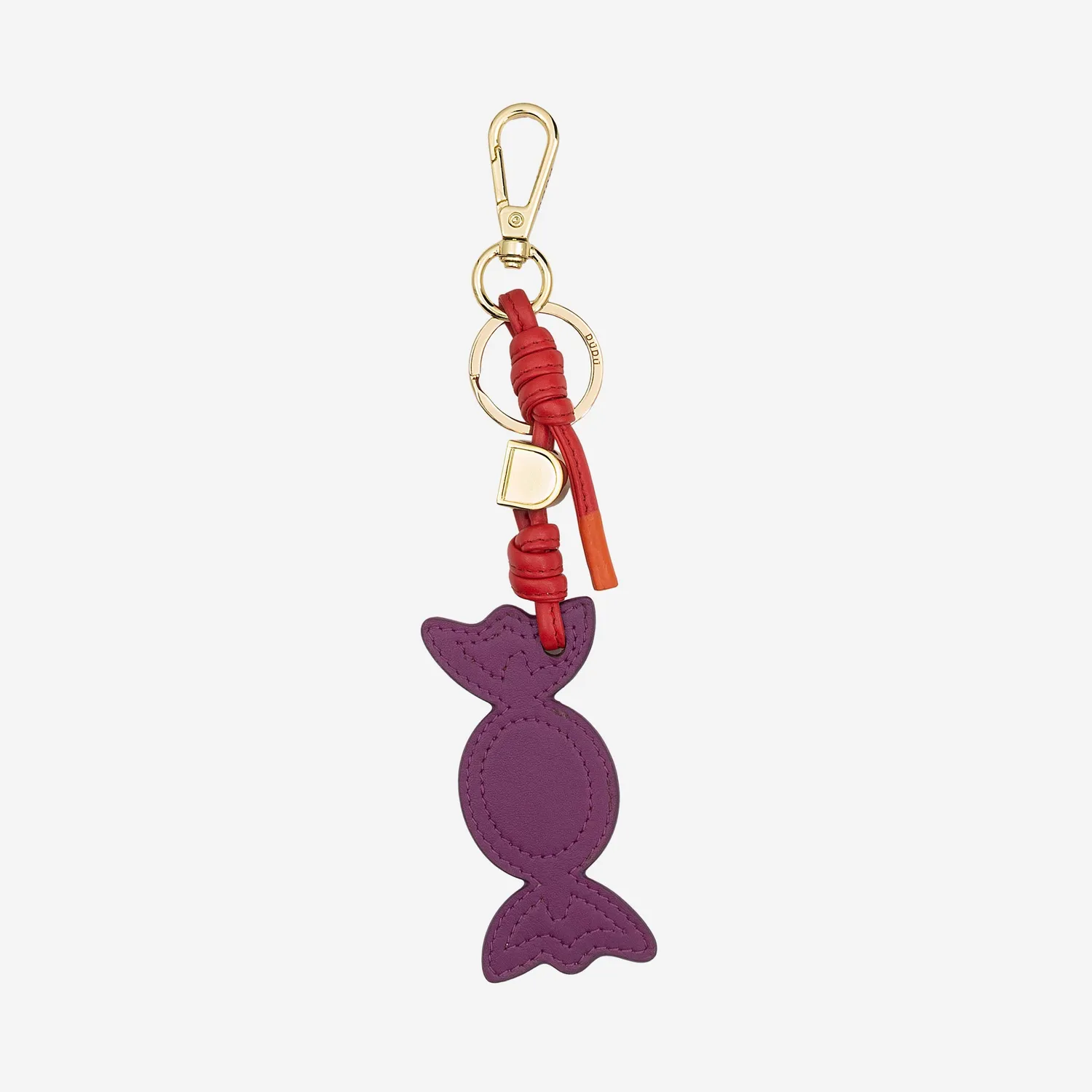 DuDubags Candy nøkkelring skinn fuchsia drops