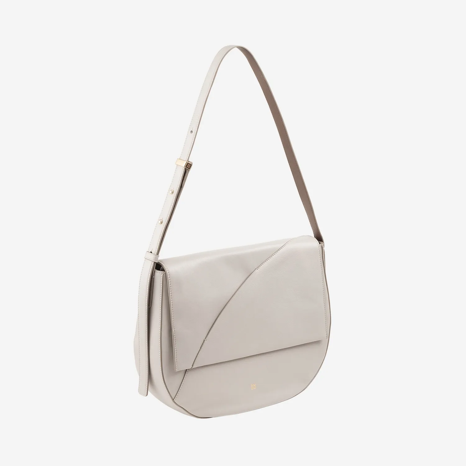 DuDubags Formentera skulderveske perle skinn