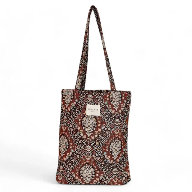 De La Mur Roco totebag liten retro brun 35 cm