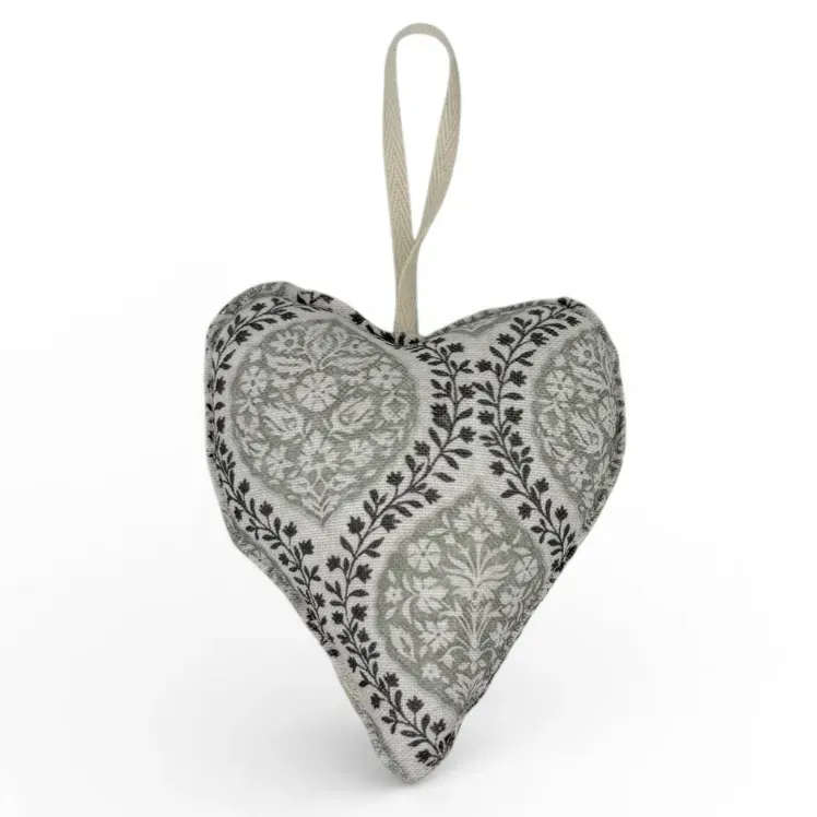 De La Mur Carina Corazón Pequeño hjertepynt grått 13x12 cm