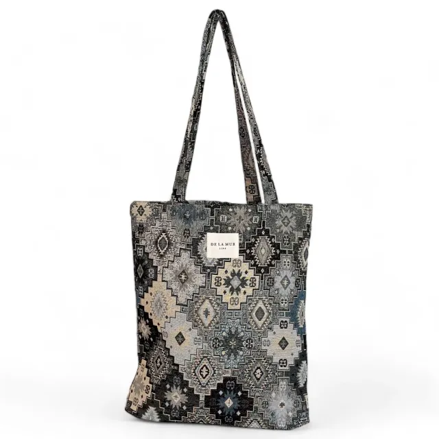 De La Mur Klos Pequeña totebag liten etnisk blå