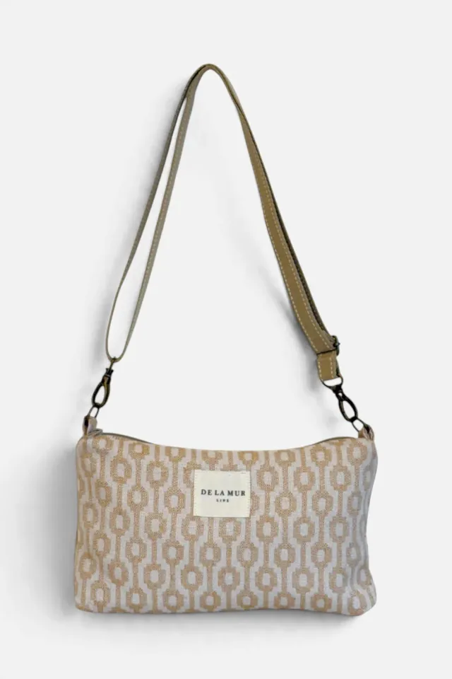 De La Mur Chipre clutch sennep 29x17x5 cm