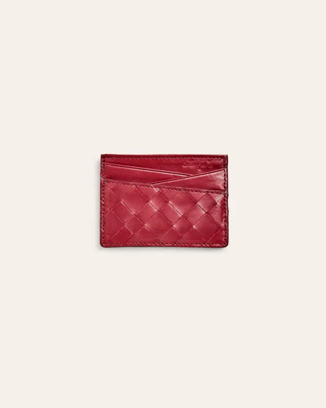 Calajade Boba Card Case kortholder Rumba Red skinn