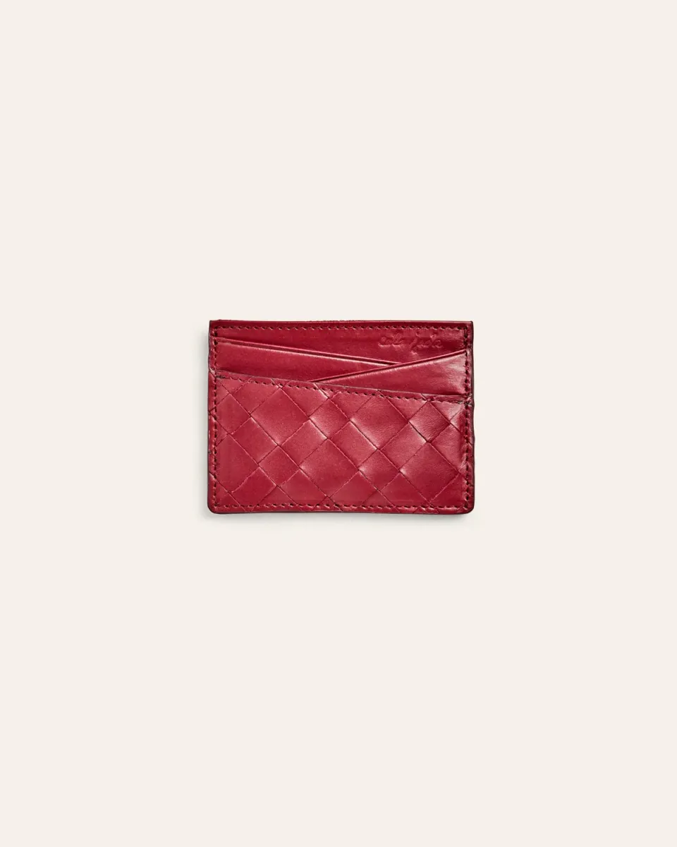 Calajade Boba Card Case kortholder Rumba Red skinn