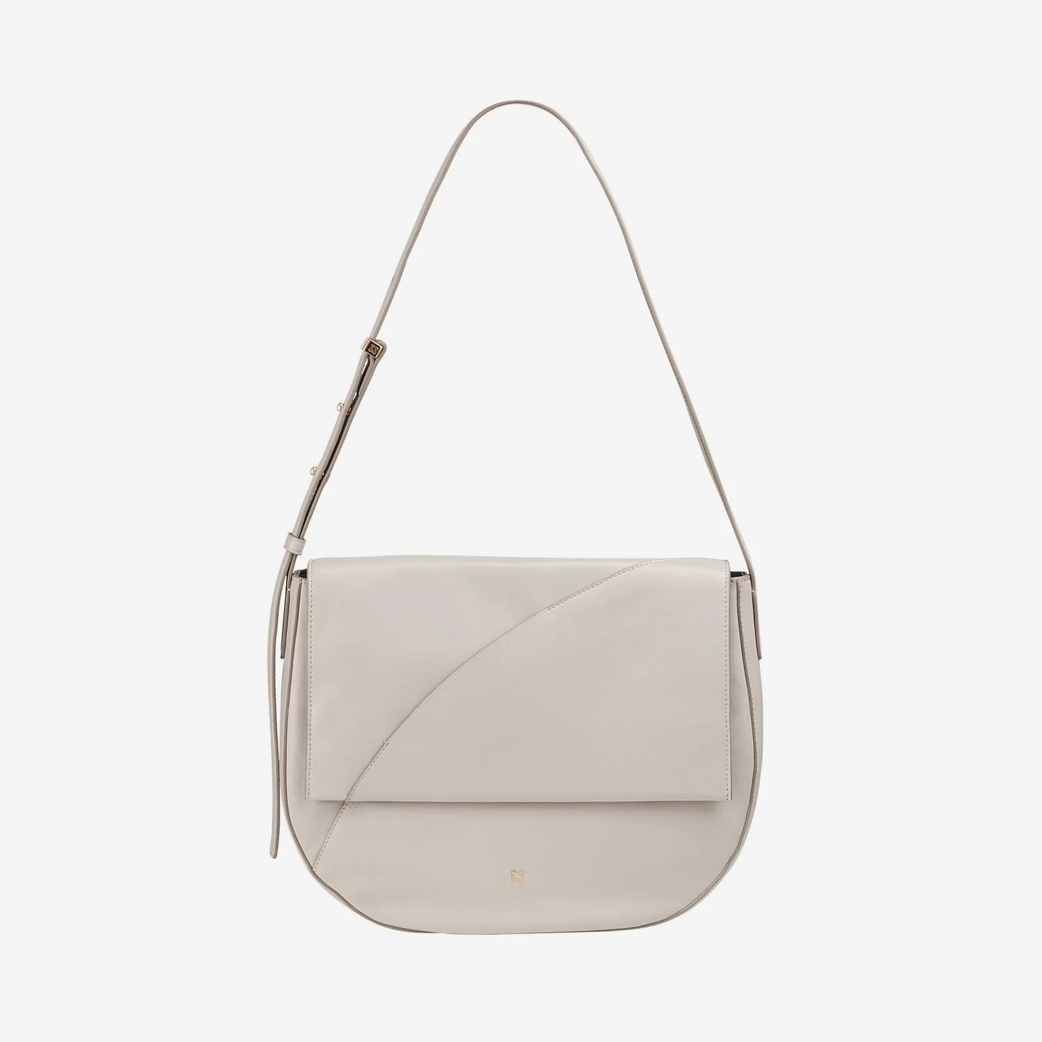 DuDubags Formentera skulderveske perle skinn