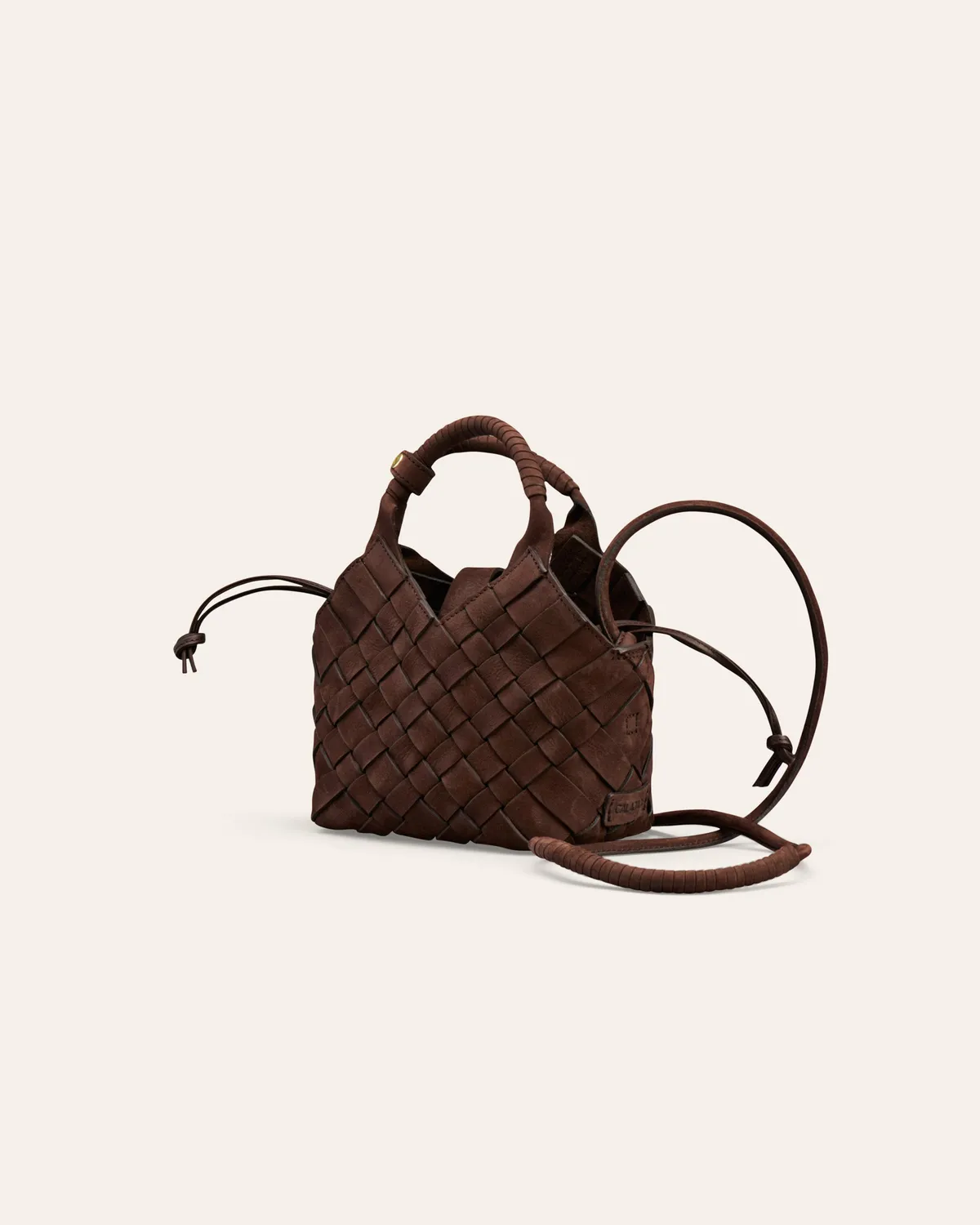 Calajade Misu Mini crossbody umber nubuck skinn